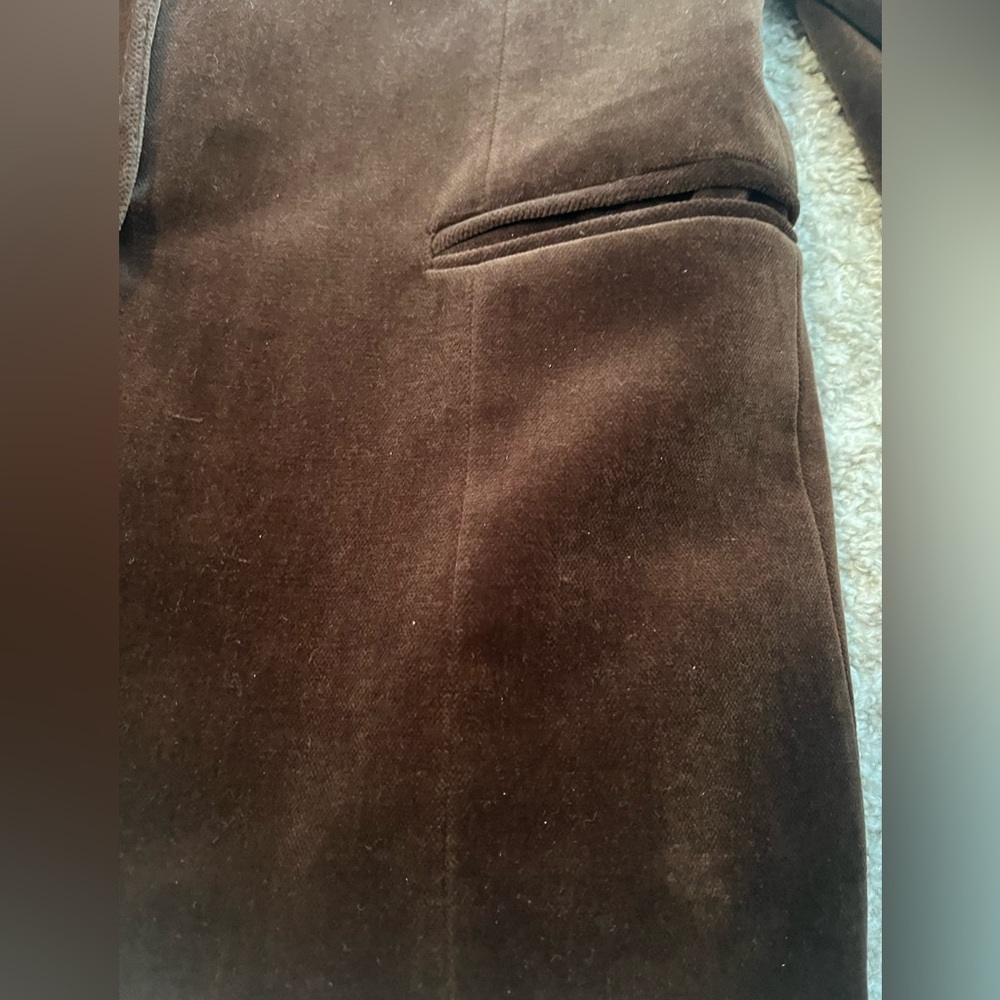Vintage Velvet CASUAL CORNER Chocolate Brown Blazer - Picture 16 of 16